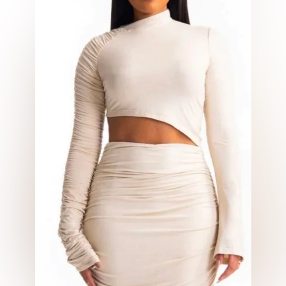 Hanifa Syd Long Sleeve Crop Top XS/S EUC